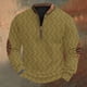 thumbnail image 1 of Blusas y camisas de manga larga con cuello redondo Sudadera con capucha de cuello redondo para hombre Jersey estampado Blusa de poliéster de manga larga para hombre, 1 of 4