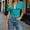 Mint Green, variant on Women Crew Neck Loose Fitted Space Dye Fringe Sweater Long Sleeve Pullover Top for Fall Winter Casual Wear