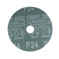 thumbnail image 3 of 4-Inch x 5/8-Inch Aluminum Oxide Resin Fiber Discs, Center Hole 24 Grit Sanding Grinding Discs 15 Pcs, 3 of 4