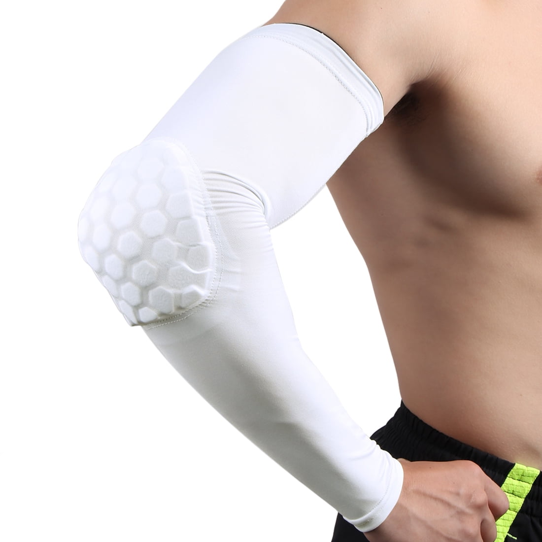white basketball sleeve