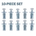 thumbnail image 1 of 10PCS Metal Bolt Hollow Metal Wall Nut Suitable for /Carriage Nut, 1 of 10