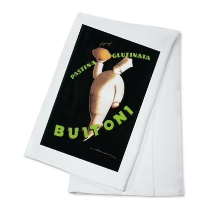 Tuscany, Italy - Buitoni Pasta - Vintage Promotional Poster (100% Cotton Kitchen