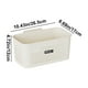 thumbnail image 3 of Cesta de almacenamiento de plástico para lavandería, baño o dormitorio. Organizador multiusos para ropa, toallas, juguetes y objetos pequeños. Contenedor compacto con asas para el hogar, dormitorio,, 3 of 6