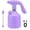 purple, variant on 60oz Automatic Lawn & Garden Sprayer with Rechargeable Battery Powered, Continuous Spray
