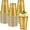 Gold, variant on 50 Yellow Plastic Cups, 16 oz Disposable Cups, Drinking Cups For Birthday Party, Picnic, Easter