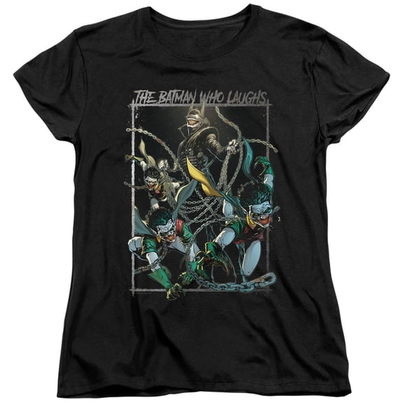 Batman Batman Who Laughs S/S Women'S Tee Black