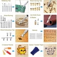 thumbnail image 3 of Pyrography Kit, Pancellent Professional Wood Burning Tool with Soldering Iron, 3 of 3