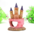 thumbnail image 4 of Pink Princess Castle Fish Cave Aquarium Ornament Fish Tank Decoration, 4 of 9