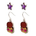 thumbnail image 2 of LOL Hypoallergenic Earrings for Girls 1 Star Stud Earrings 1 LOL DOLLS Fishhook Drop Toddler Earrings Sets with Charms One Size Fits All LOL SURPRISE DOLLS Cute Jewelry Accessories for Girls Ages 4+, 2 of 5