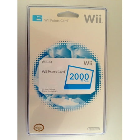 Nintendo Wii Points Card