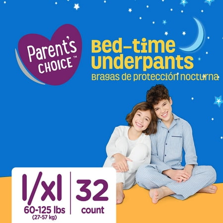 Parent's Choice Bed-Time Pull Up Underpants, L/XL, 32