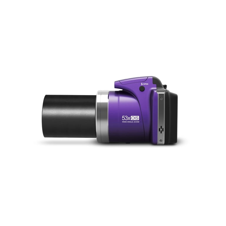 Minolta MN53Z-P 16.0-Megapixel 53x Zoom Bridge Camera (Purple