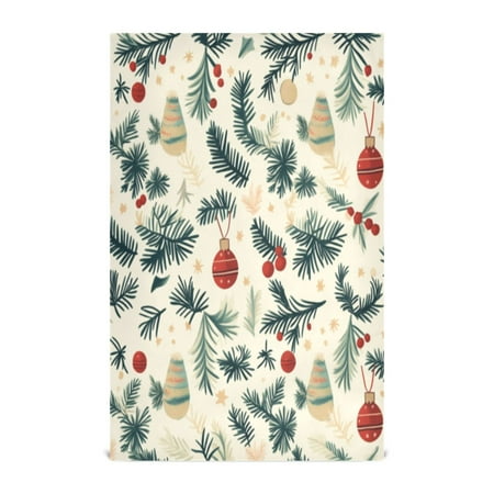 

Kitchen Towel 28x18 Inches x4，Plate Towel Decorative Towel Napkin Tea Towel Tea Towels For Kitchen Dish Cloths & Dish Towels Christmas Element 1