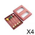 thumbnail image 1 of Juego de cucharas de café Macarena navideñas Acero inoxidable, 1 of 8