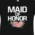 thumbnail image 4 of Inktastic Maid of Honor with Flower Illustration Girls Toddler T-Shirt, 4 of 5