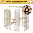 thumbnail image 6 of COZIWOW Catio Outdoor Cat Enclosure Window Access, Wooden Cat House Cage Indoor, 6 of 9