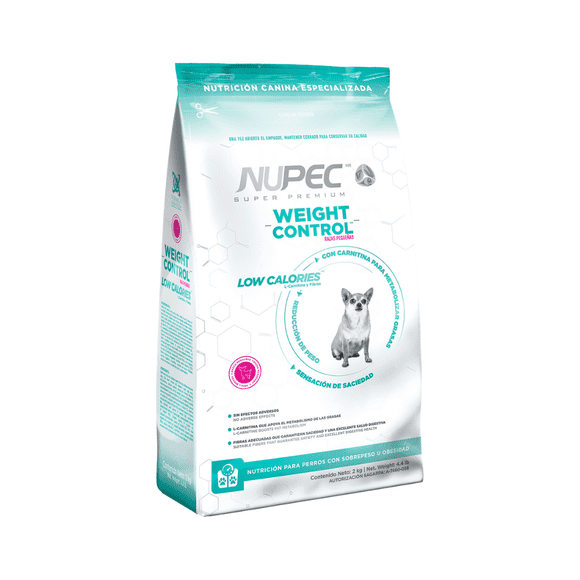 Alimento para perro Nupec Weight Control Razas Pequeñas 8Kg