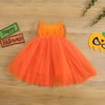 thumbnail image 5 of Douhoow Kids Girls Halloween Grimace Dress Spaghetti Strap Princess Mesh Layered Dress, 5 of 9