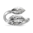 thumbnail image 1 of 925 Sterling Silver Leaf Ring Flower, 1 of 6