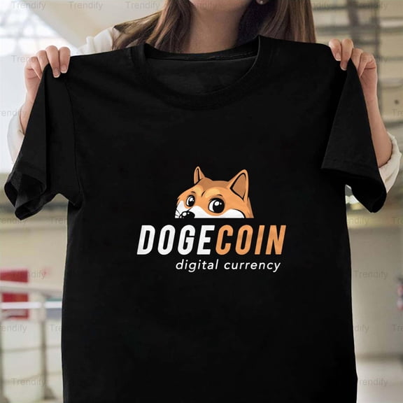 Dogecoin Nascar Funny Crypto Racing Parody Graphic Design Unisex T-Shirt, up to size 5XL
