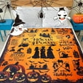 thumbnail image 6 of Halloween Witch Flannel Fleece Throw Blanket for Couch Sofa Bed Chair Decor Hocus Pocus Women's Decoration, 6 of 9