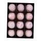 thumbnail image 5 of 12 piezas de adornos navideños de bolas de 8 cm multiusos rústicos para decorar resistentes Rojo Blanco, 5 of 9