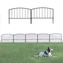 Glamos Wire Arched Top Vertical Panel Fence 5 Pack 10 ft total