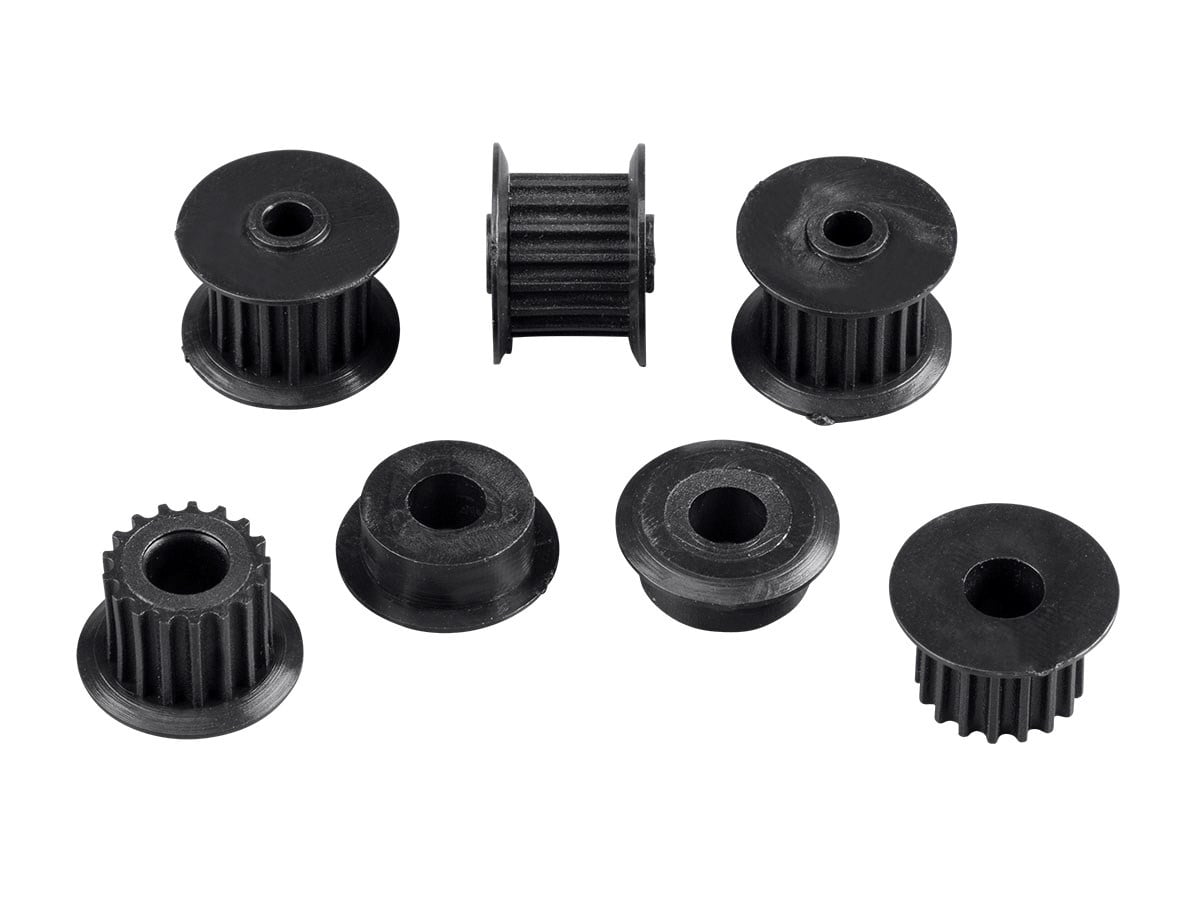 Monoprice MP Mini Gear and Pulley Set 2 Belt Gears and 3 Motor Belt