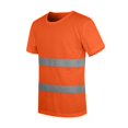thumbnail image 5 of Men's high vis shirts Safety Shirts with Reflective Tapes - Quick Dry Construction Work Shirts, Short Sleeve Breathable T-Shirts, 5 of 5