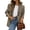 Mocha Brown, variant on PRETTYGARDEN Women's Fall Blazers Button Down Fitted Lightweight Dressy Work Suit Jackets Trendy Business Casual Outfits