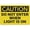 Warning Sign 3, variant on Caution Do Not Enter When Light Is On Retro Vintage Sign 8"x12", Wall Decor Plaque for Home Bar Pub Kitchen Restaurant, Indoor Outdoor Use
