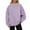 Purple #38, variant on KDDYLITQ Mockneck Sweatshirt Womens Oversized Long Sleeve Loose Hoodies No Hood Mock Neck Loose Fit Tops Preppy Turtleneck Comfy Clothes Fall Casual Fashion Clothing Gray S