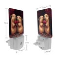 thumbnail image 7 of PhooArto Cute Capybaras Cherries Galaxy Plug in LED Night Light Auto Sensor Dusk to Dawn Decorative Night for Bedroom, Bathroom, Kitchen, Hallway, Stairs, Baby's Room, Energy Saving, 7 of 7