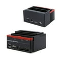 thumbnail image 2 of Lector de tarjetas 2.5/3.5 "SATA IDE HDD Docking Station USB 2.0 HUB Eccomum Lector de tarjetas, 2 of 5