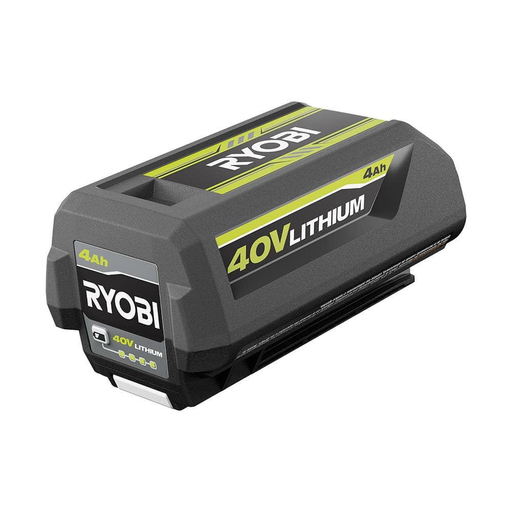 RYOBI 40V Lithium-Ion 4.0 Ah Battery and Fast Charger Kit