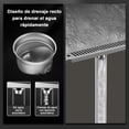 thumbnail image 4 of Drenaje de Piso Rectangular 10 * 60CM Coladera de Desag&uuml;e Ba&ntilde;o Acero Inoxidable Coladera Regadera Lineal Rejilla de Desag&uuml;e para Cocina Anti-Obstrucci&oacute;n Drenaje, 4 of 7