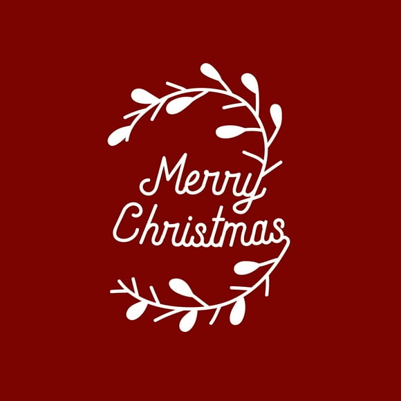 Autocollant Bouteille de Vin Vinyle Merci - Joyeux Noël - 6 Pouces x 4 Pouces - Cadeau de Fête Unique pour la Saison des Fêtes, Réunion de Famille, Cadeau de Reconnaissance pour Employé