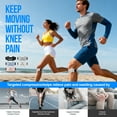 thumbnail image 3 of GOUNOD Patellar Tendon Support Strap 2 pack, Adjustablle Anti-Slip Knee Wrap, Unisex Knee Support for Running Cycling, 3 of 8