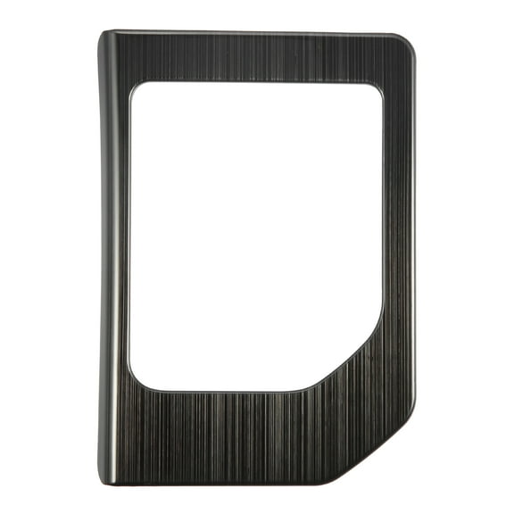 Unique Bargains Gear Shift Frame Trim Sticker Central Panel Cover for Toyota Tundra 2014-2021 Stainless Steel Black