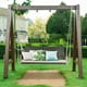 thumbnail image 3 of Costway Columpio Colgante De Mimbre Para Exteriores Con Cojín De Asiento Suave Y Cuerdas Para Colgar, Capacidad De Peso De 360 KG, Adecuado Para Patio Trasero, Jardín, Porche, 3 of 4