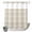 Brown, variant on No Hook Shower Curtain, Grey Boho Shower Curtains for Bathroom with See Through Top Window, Vintage Ethnic Tribe Abstract Art Waterproof & Washable Bath Curtain Extra Long 72"x96"