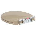 thumbnail image 5 of vidaXL Soft-Close Toilet Seat Quick Release Beige Oval, 5 of 5