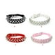 thumbnail image 2 of Methold Collar de cuero PU para mascotas, reemplazo de Color sólido Punk, remache liso, antimordeduras, collar ajustable para mascotas, accesorios de Suministros para perros Rojo XS Methold PT005044-09, 2 of 6