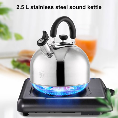 

Meizhencang 2.5L Tea Kettle Safe Large Capacity Food-grade Stainless Steel Whistling Water Pot for Home