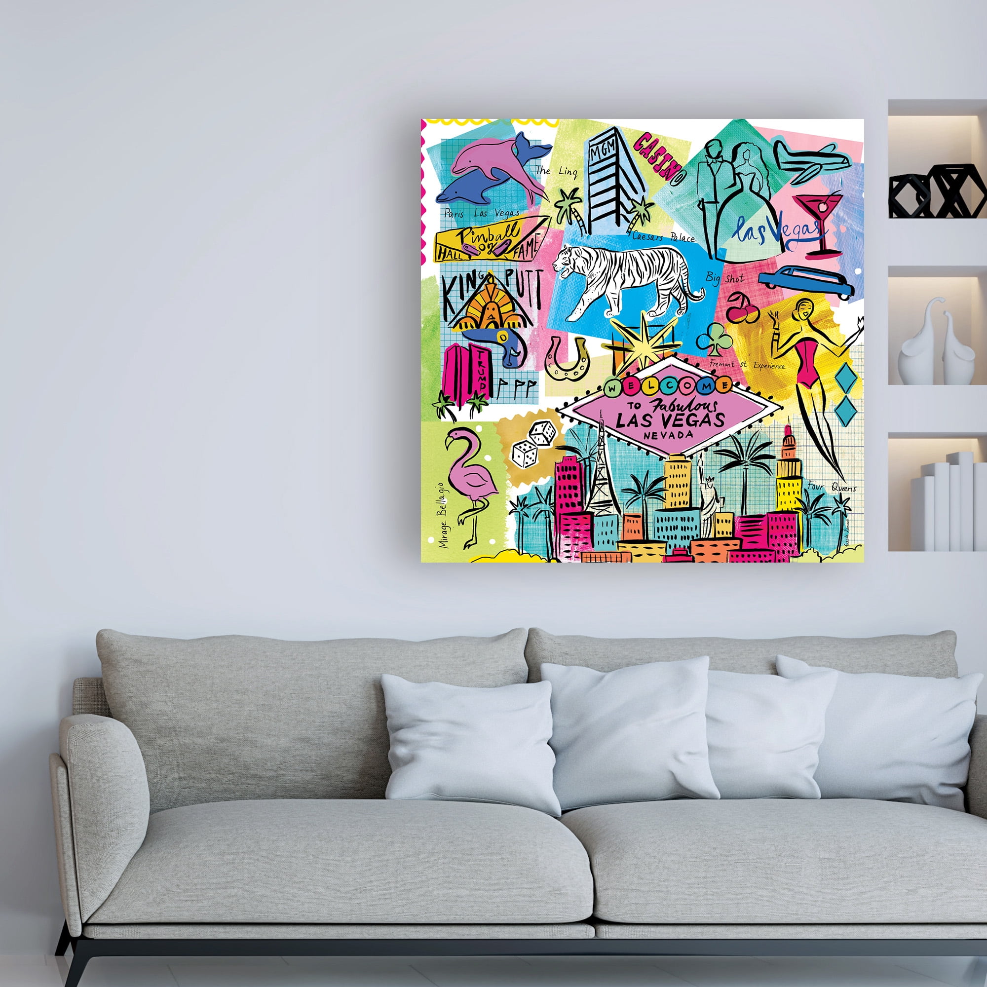Trademark Fine Art 'Global Travel X' Canvas Art by Farida Zaman