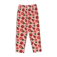 thumbnail image 4 of Xecao Tomatoes Women's Straight Lounge Pajama Pants: The Epitome of Relaxed Sleepwear, 4 of 9