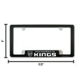 thumbnail image 6 of Sacramento Kings Metal License Plate Frame Chrome Tag Cover Carbon Fiber Design 6x12 Inch, 6 of 8