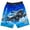 Blue, variant on Monster Jam Megalodon UPF 50+ Swim Trunks Bathing Suit Toddler to Little Kid
