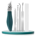 thumbnail image 2 of Sentmoon Nail Clippers Fingernail Clippers 6-Piece Set Nail Clippers with Beak Angle for Ingrown Toenails Normal Nail Cutting Beak Nail Clippers Toenail Clippers for All Ages, 2 of 9
