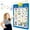 Blue-2, variant on Adofi Alphabet Wall Chart, ABCs & 123s Kids Learning Toys for 2 3 4 year olds, abc Chart for Wall for Toddlers 3-4, Interactive Educational alphabet poster, Boy Toys 2 3 Years Old